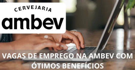 Multinacional Ambev está oferecendo vagas de emprego para profissionais analistas com a possibilidade de atuação em home office