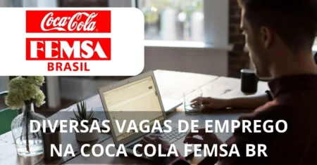 Coca-Cola FEMSA Brasil abre novo seletivo com vagas de emprego com possibilidade de trabalho em home office para diversos profissionais