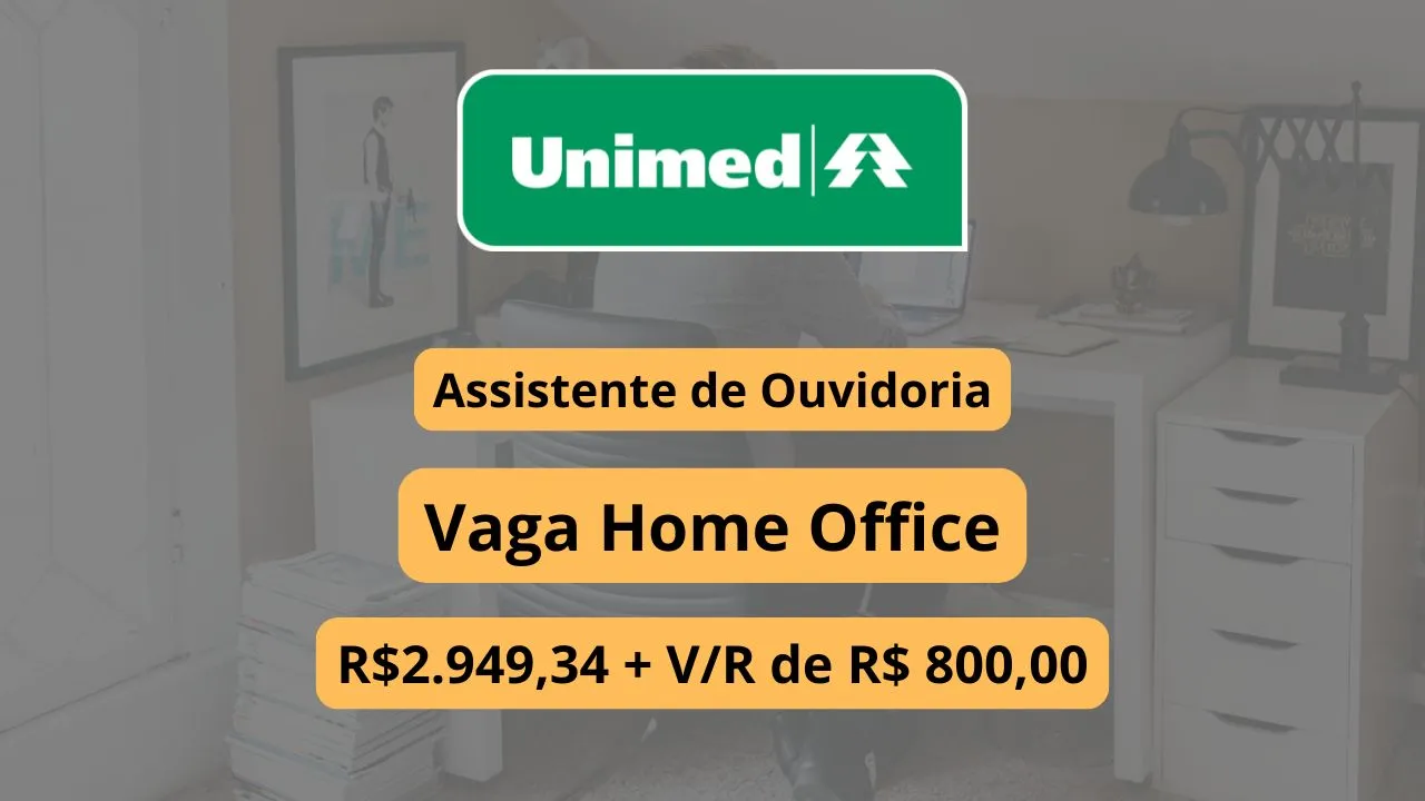 Unimed vaga home office