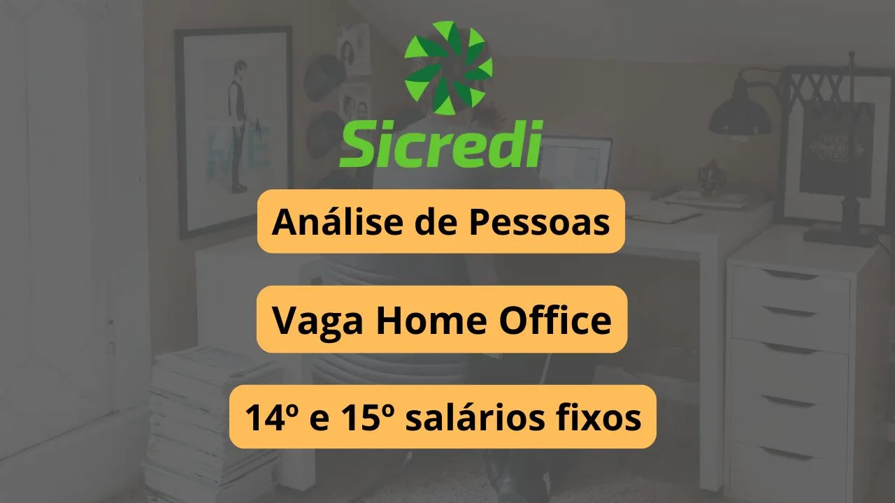 Vaga home office Sicredi