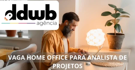 A Agência DDWB está em busca de profissional Analista de Projetos para preencher vaga de emprego em home office