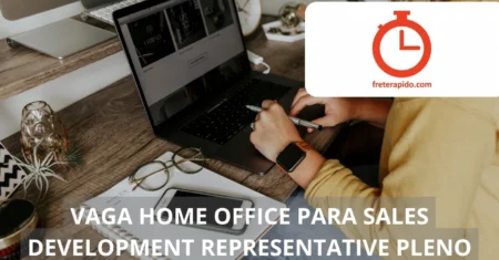 Frete Rápido oferece vaga de emprego no setor de vendas em home office