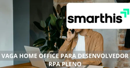 Smarthis oferece uma oportunidade imperdível: Vaga de emprego home office para Desenvolvedor RPA Pleno experiente, com salários competitivos e benefícios incríveis