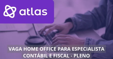 Atlas Technologies está contratando Especialista Contábil e Fiscal! Vaga home office exclusiva para quem busca desafios, flexibilidade e carreira em uma das empresas mais inovadoras do mercado!