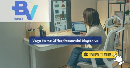 Banco BV abre vaga de emprego com possibilidade de trabalho Home Office no Brasil para Analista de Sistemas Pleno Full Stack