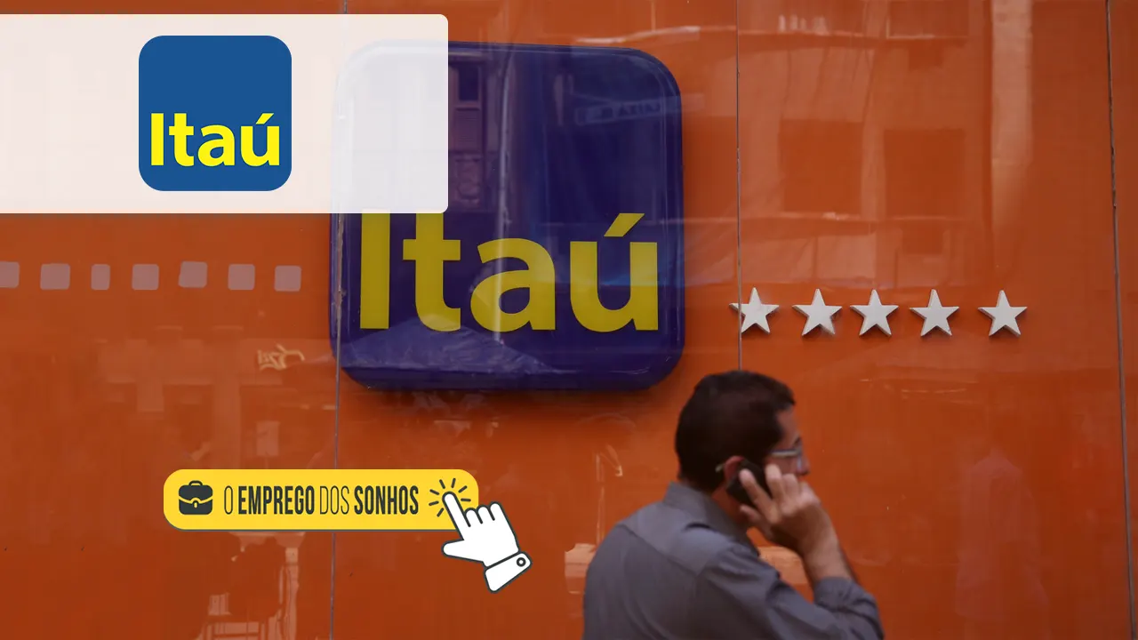 Itaú trabalhe conosco! Banco está com 127 vagas de emprego abertas, com possibilidade de trabalho home office e presencial em diversas cidades do Brasil