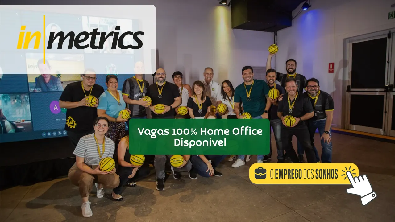 TRAINEE TÉCNICO I Vaga de trabalho home office na Inmetrics 100% Remota