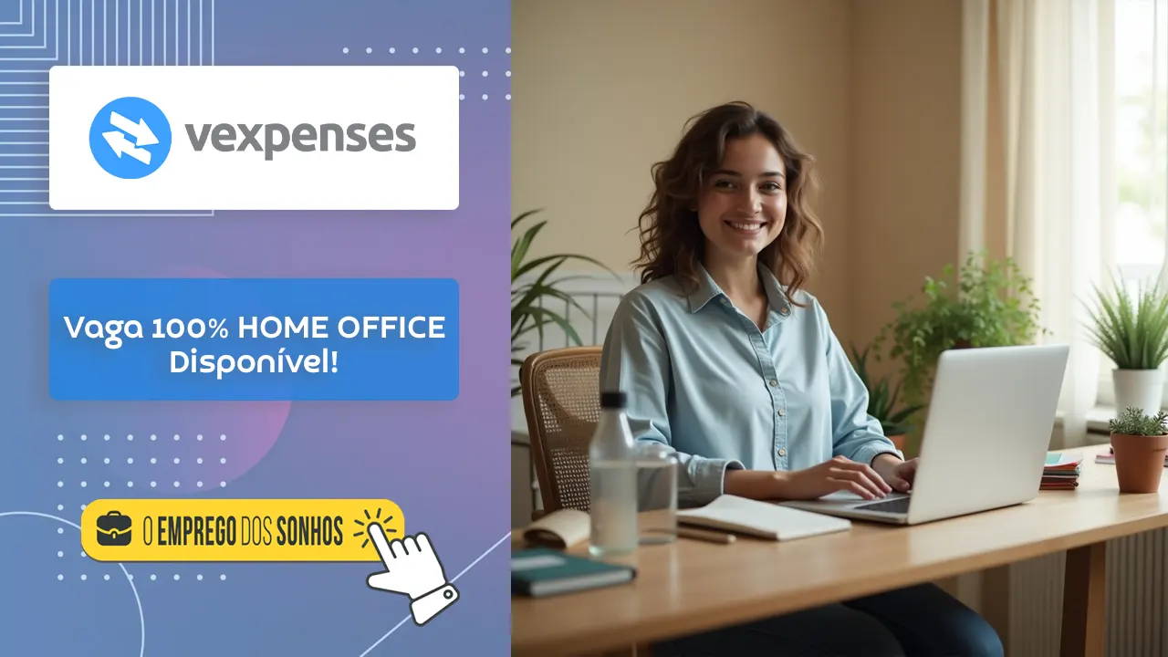 Analista de Canais e Parcerias Home Office! VExpenses abre Vaga de Trabalho Remoto de segunda a sexta-feira, das 9h às 18h