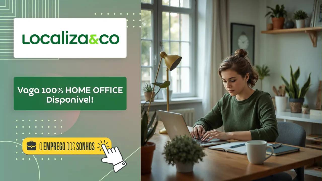 Analista de Governança de Dados Home Office! Localiza&Co abre vaga de Teletrabalho com auxílio office e participação nos lucros entre os benefícios