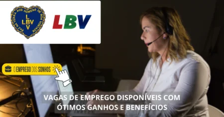 LBV Telemarketing abre dezenas de vagas home office, híbrido e presencial para operadores de telemarketing