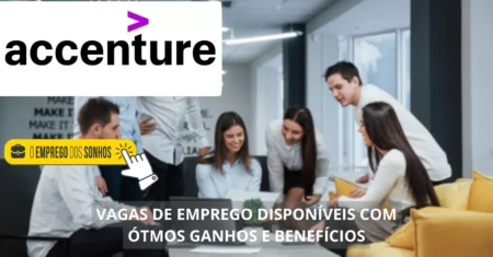 Accenture oferece mais de 1.000 vagas de emprego home office com e sem experiência no setor de tecnologia