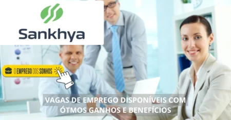 Sankhya contrata! Empresa oferece mais de 60 vagas de emprego home office, presenciais e híbridas para tech lead, programador, desenvolvedor, analista e mais!