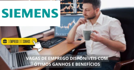 Siemens abre processo seletivo no Brasil! 80 vagas de emprego em formato home office, híbrido e presencial com salários a partir de R$ 2 mil