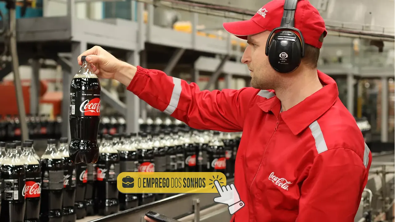 Quer trabalhar à noite na COCA-COLA (Ensino Fundamental Completo) Empresa abre vaga para Ajudante Operacional (Segunda a Sábado das 13h40 às 22h00)