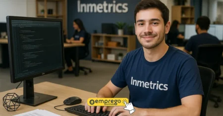 Desenvolvedor Fullstack HOME OFFICE na Inmetrics! Vaga de trabalho remoto com oportunidade de trabalhar de qualquer cidade
