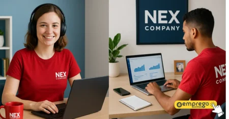Especialista de Sucesso do Cliente Home Office na NEX Company! Vaga de trabalho remoto para atuar como ponto de contato com novos clientes