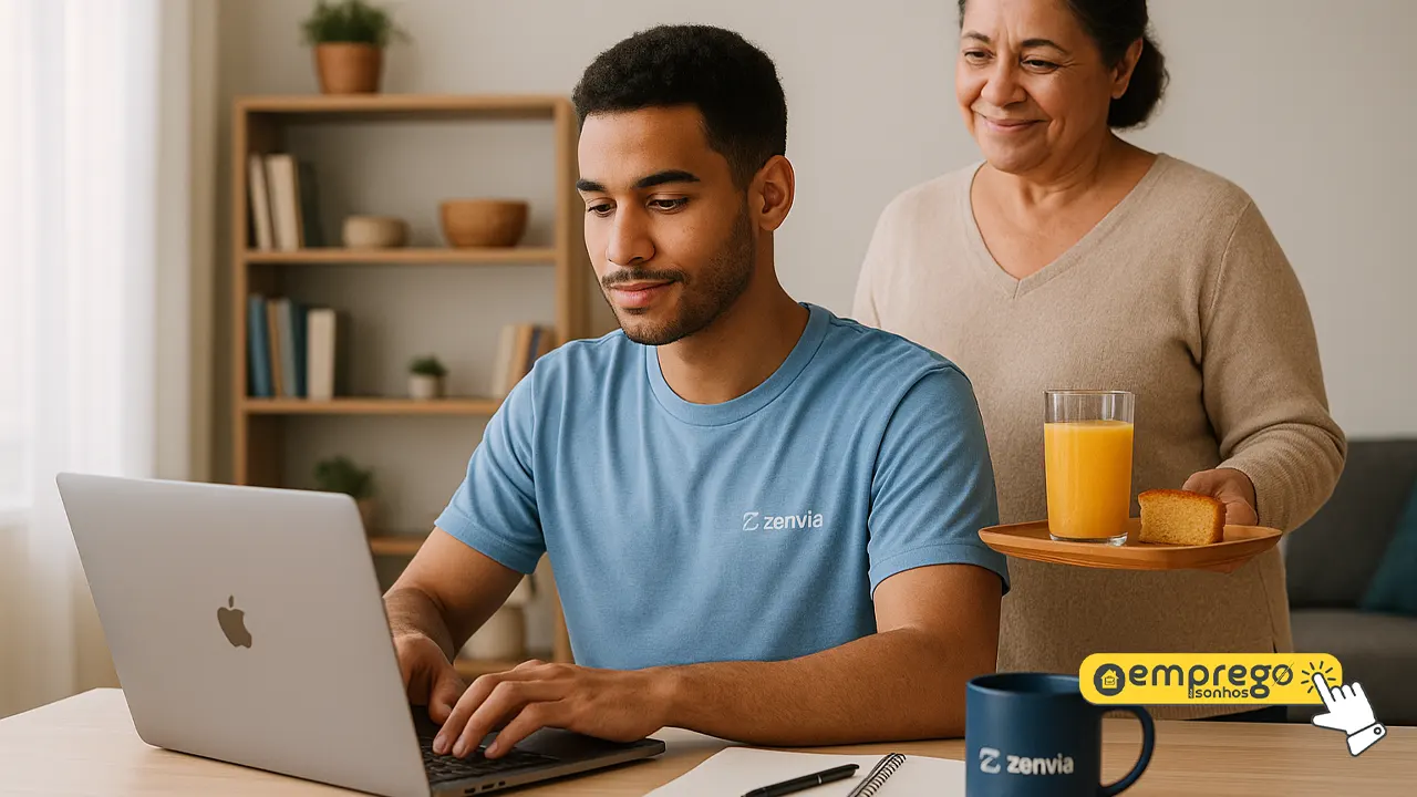 Vaga de trabalho remoto na Zenvia! Empresa abre vaga home office para pessoas interessadas em atuar como Assistente de Sucesso do Cliente 1 Vaga de trabalho remoto na Zenvia! Empresa abre vaga home office para pessoas interessadas em atuar como Assistente de Sucesso do Cliente