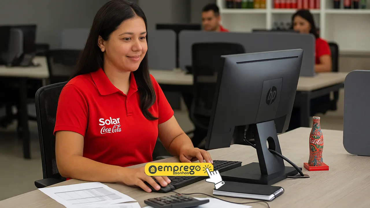 Vagas na Coca-Cola! Solar Coca-Cola abre 245 oportunidades de emprego, incluindo opções de home office 1 Vagas na Coca-Cola! Solar Coca-Cola abre 245 oportunidades de emprego, incluindo opções de home office