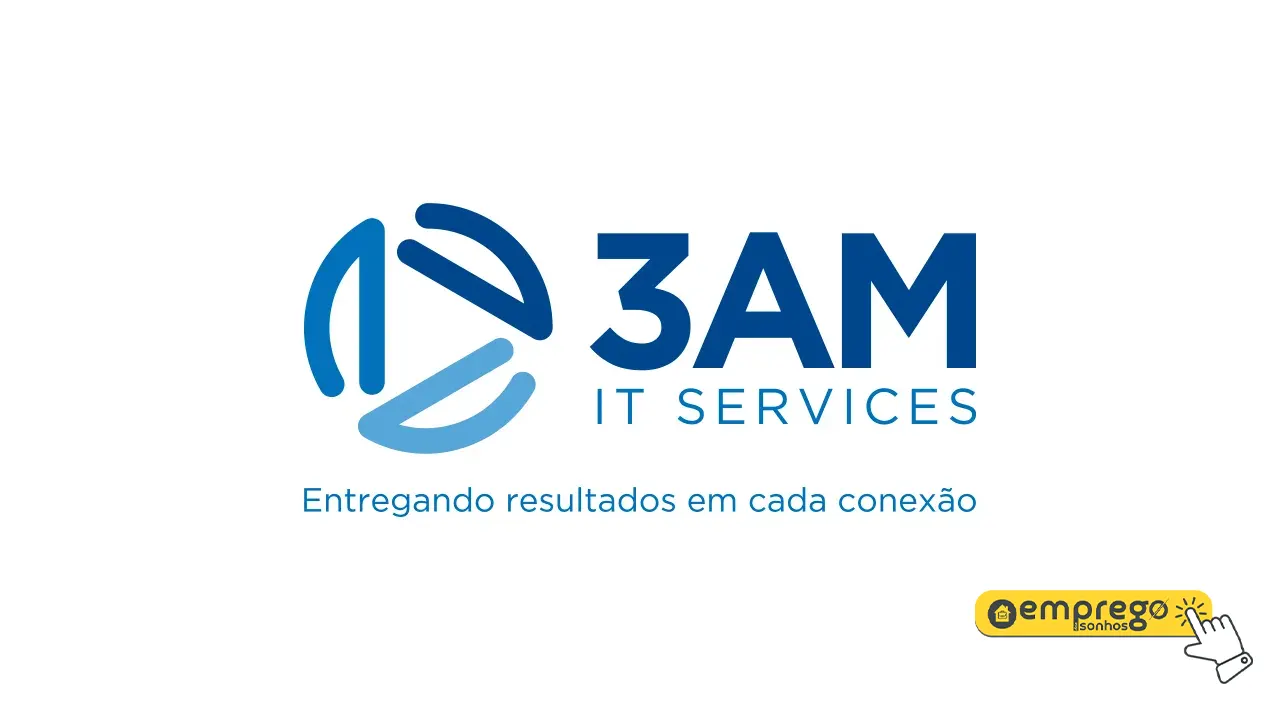 Vagas de teletrabalho na 3AM IT Services! Empresa abre 11 vagas home office e híbridas para trabalhar em casa 1 Vagas de teletrabalho na 3AM IT Services! Empresa abre 11 vagas home office e híbridas para trabalhar em casa