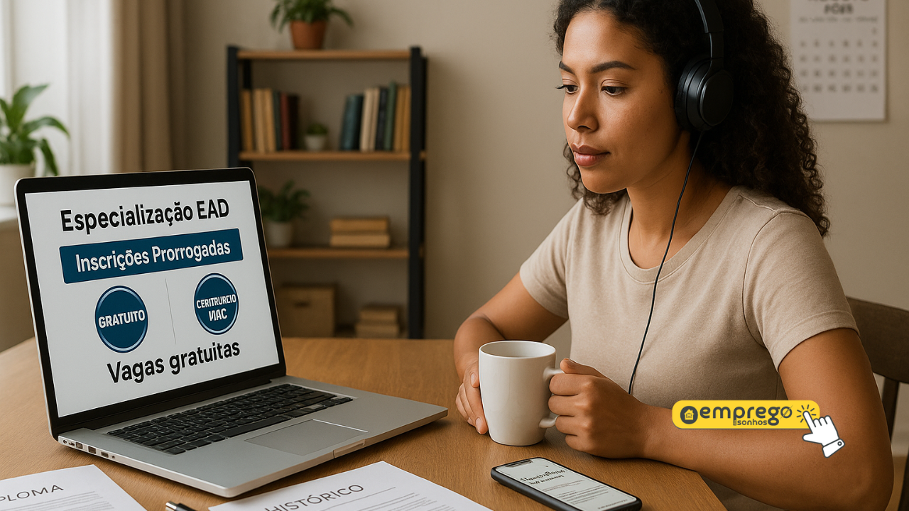 UNIFESP abre 800 vagas gratuitas em especializações EAD: prazo foi prorrogado e inclui áreas de saúde, tecnologia e educação 1 UNIFESP abre 800 vagas gratuitas em especializações EAD: prazo foi prorrogado e inclui áreas de saúde, tecnologia e educação