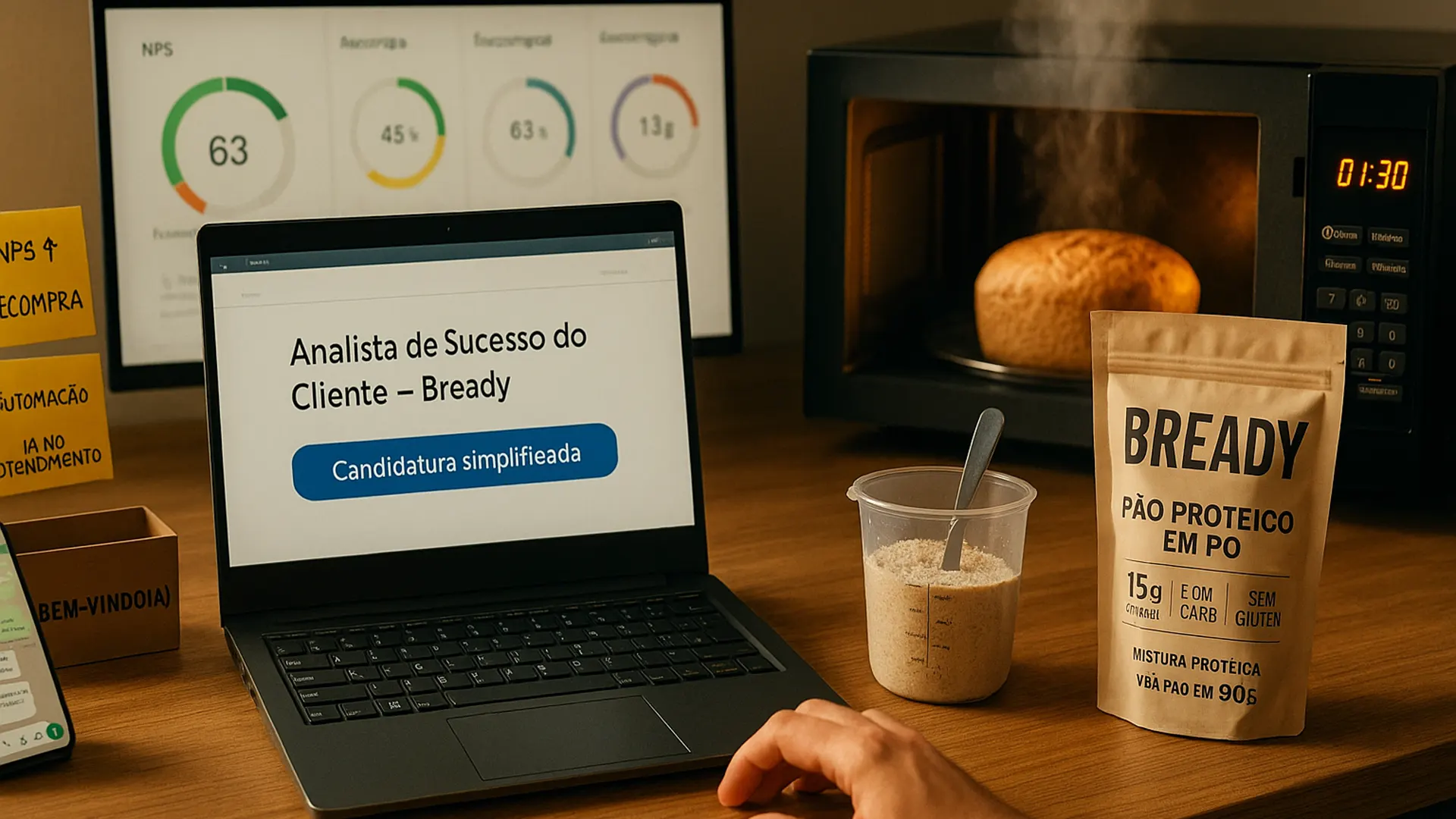 Bready abre vaga home office para Analista de Sucesso do Cliente como enviar currículo e trabalhar no modelo remoto