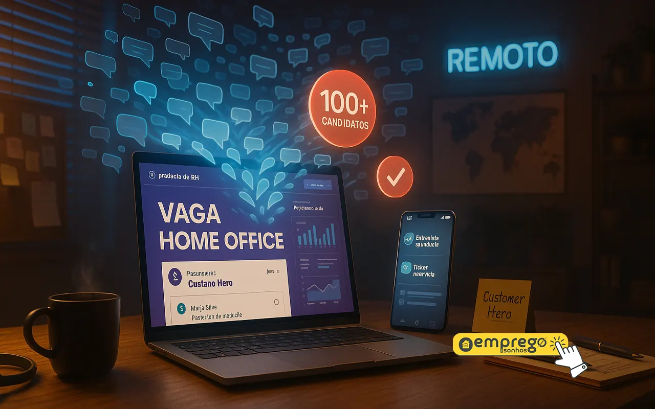Gupy abre vaga home office para Assistente de Atendimento ao Cliente com flexibilidade e benefícios acima da média