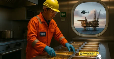 Quer trabalhar embarcado? Sodexo abre vaga offshore para auxiliar de cozinha em Macaé com contratação CLT; veja requisitos e inscrição