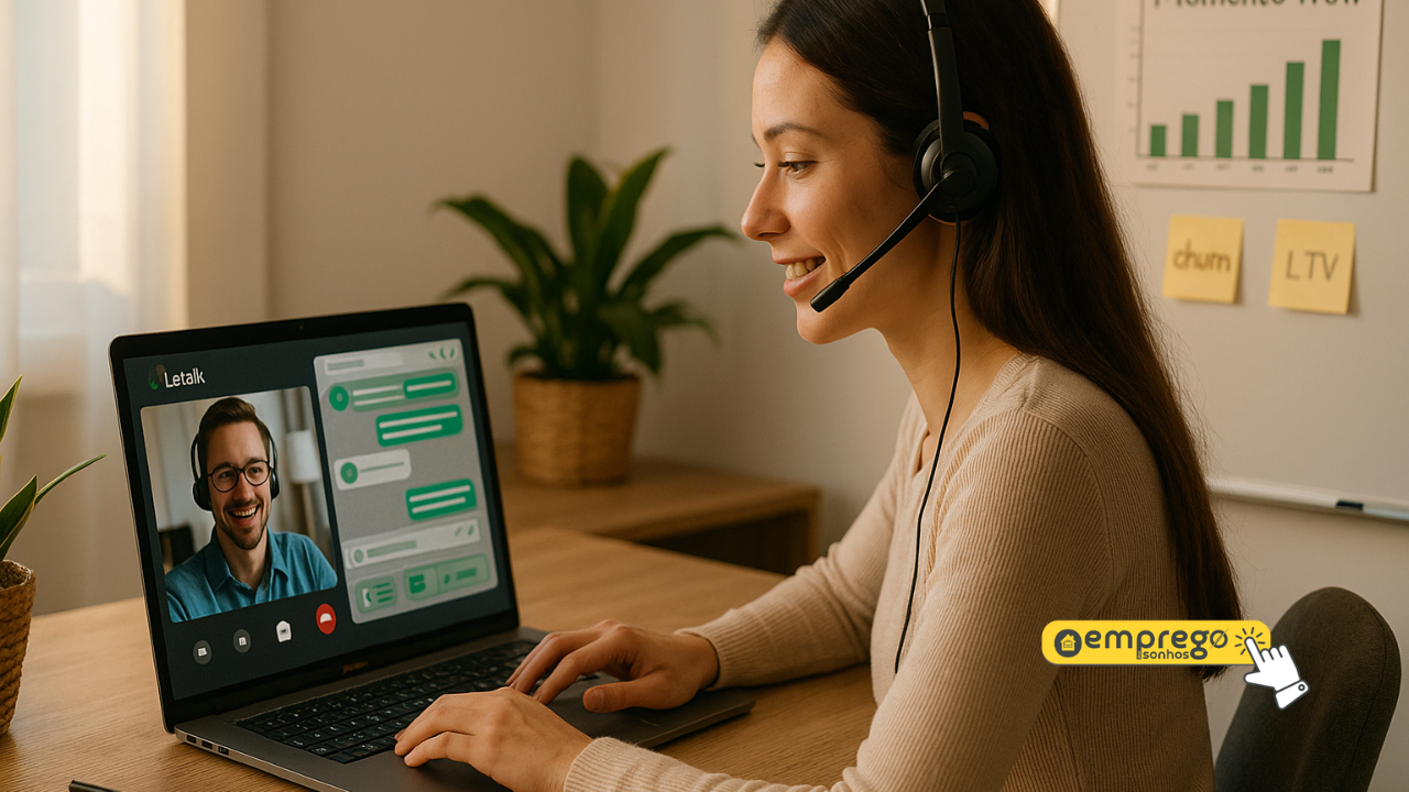 Trabalhe remotamente como Analista de CS na Letalk! Vaga 100% remota 1 Trabalhe remotamente como Analista de CS na Letalk! Vaga home office 100% remota