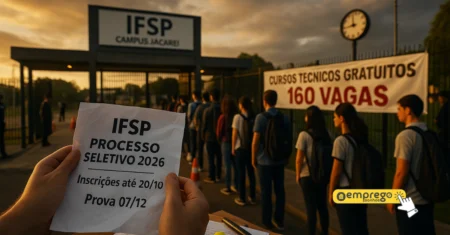 Sem pagar mensalidade e com prova em dezembro: IFSP abre 160 vagas em Administração, Informática e Design; inscrições até 20 de outubro