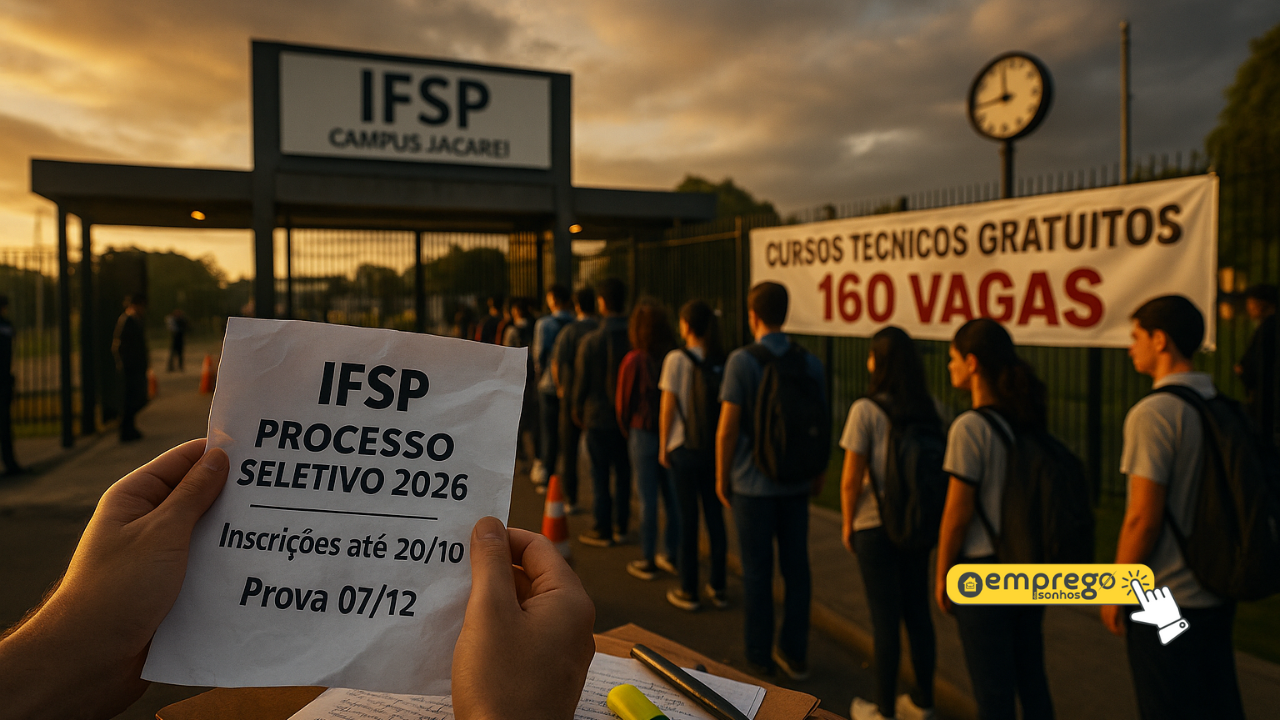 Sem pagar mensalidade e com prova em dezembro: IFSP abre 160 vagas em Administração, Informática e Design; inscrições até 20 de outubro