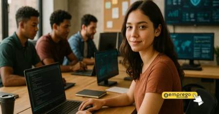 Corrida pela tecnologia: jovens conseguem o primeiro emprego em até 3 meses e já começam ganhando acima de R$ 5 mil em programação, dados e cibersegurança