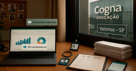 Vaga de Assistente Administrativo na Cogna Educação com possibilidade Home Office