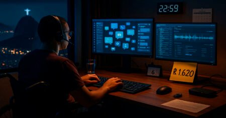 Vaga home office: Operador de Teleatendimento com salário de R$ 1.620