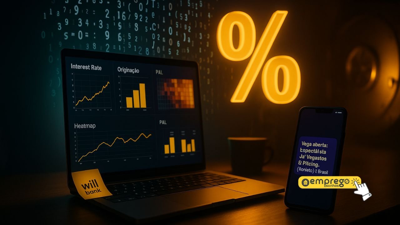 Vaga remota no will bank para Especialista de Negócios & Pricing (home office) 1 Vaga remota no will bank para Especialista de Negócios & Pricing (home office)