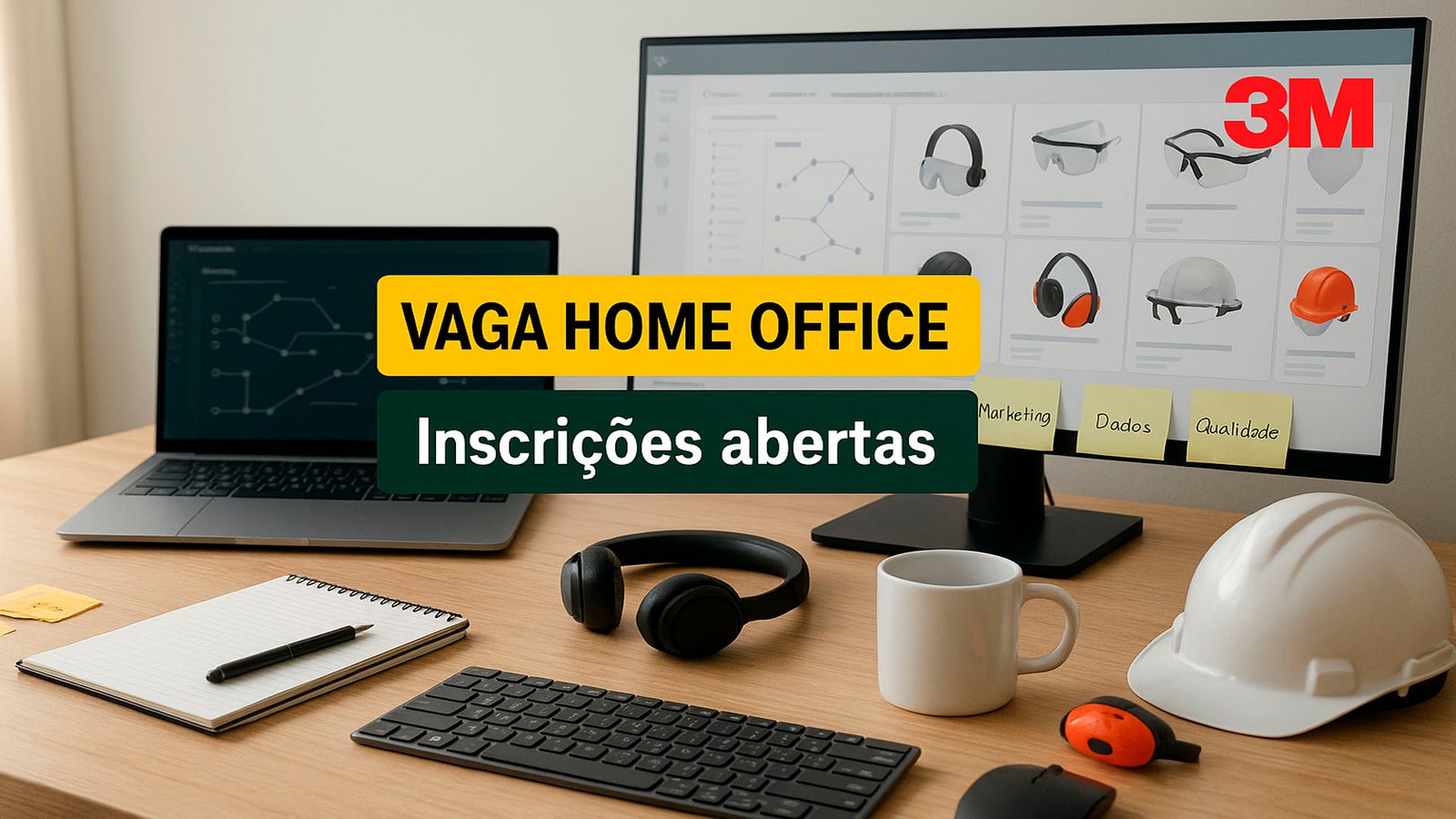 3M abre seleção com vagas remotas e presenciais com salários acima de R$ 5 mil e benefícios competitivos para analistas e especialistas