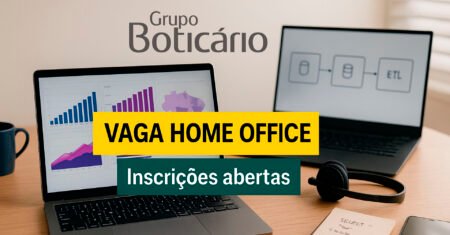 Grupo Boticário abre vaga home office para Especialista em Gestão Comercial II em tempo integral e foco em BI, SQL e dashboards