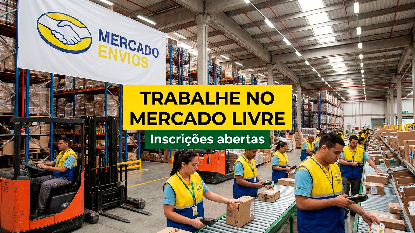 Trabalhe no Mercado Livre com essas 19 oportunidades no Mercado Envios focadas em logística e tecnologia para trabalhar no Sul e Sudeste do Brasil