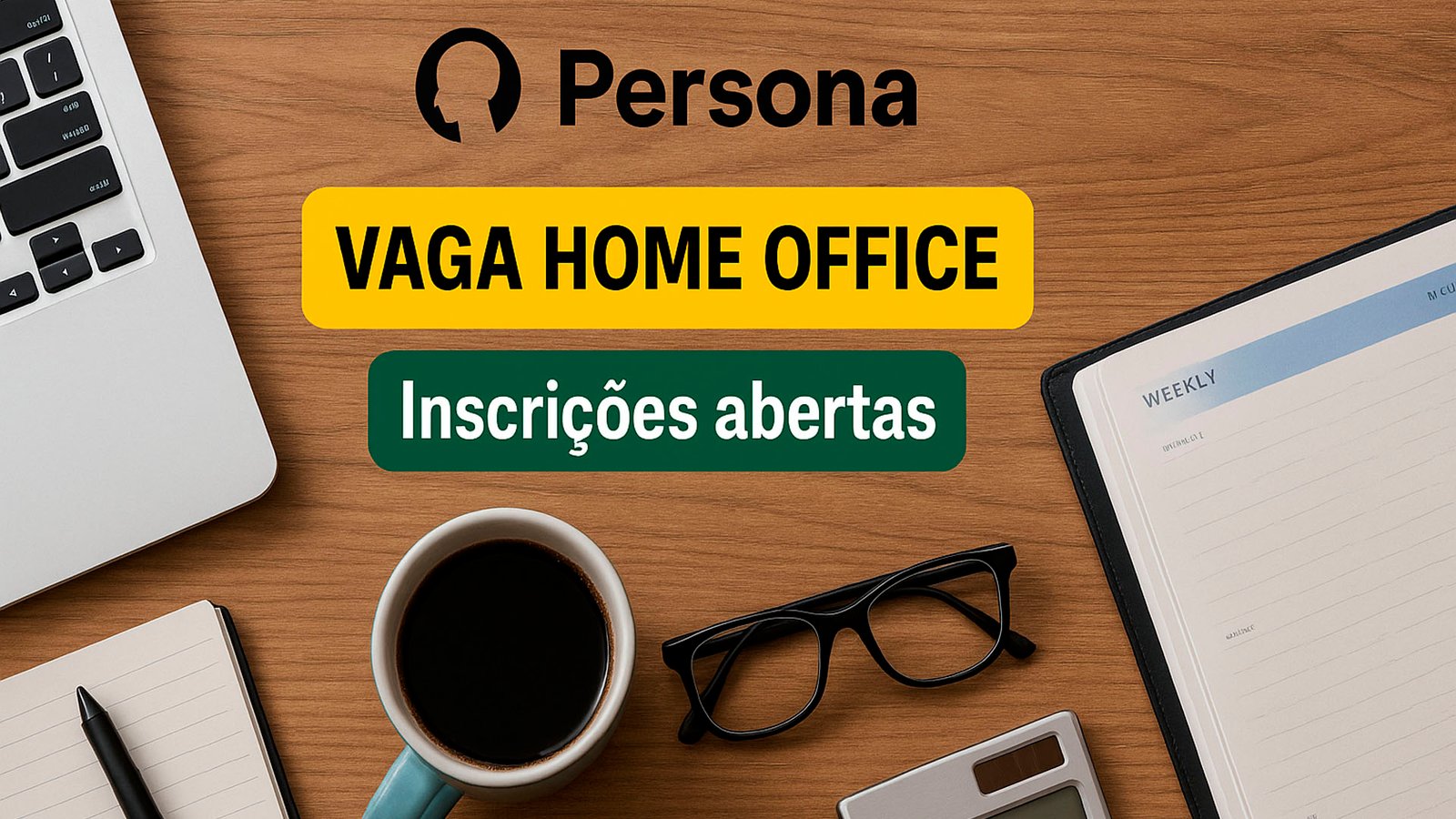 Vaga de Assistente Administrativo home office na Persona oferece trabalho remoto global em tempo integral