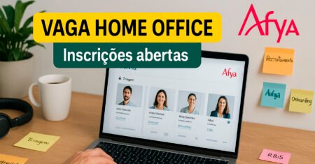 Vaga home office de Analista de Recursos Humanos Júnior na Afya com pacote de benefícios competitivo