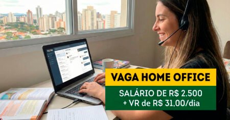Vaga home office de Assistente de Atendimento a Clientes na Biz2Be oferece salário de R$ 2.500 além de VR e chance de efetivação