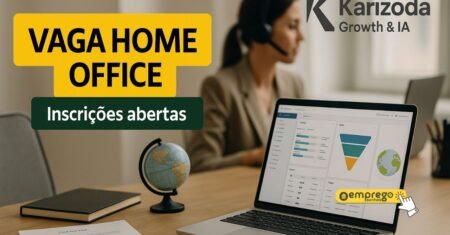 Salário de R$ 4,5 mil a R$ 7 mil + variável: Executivo de Negócios na Karizoda Growth & IA – vaga remota