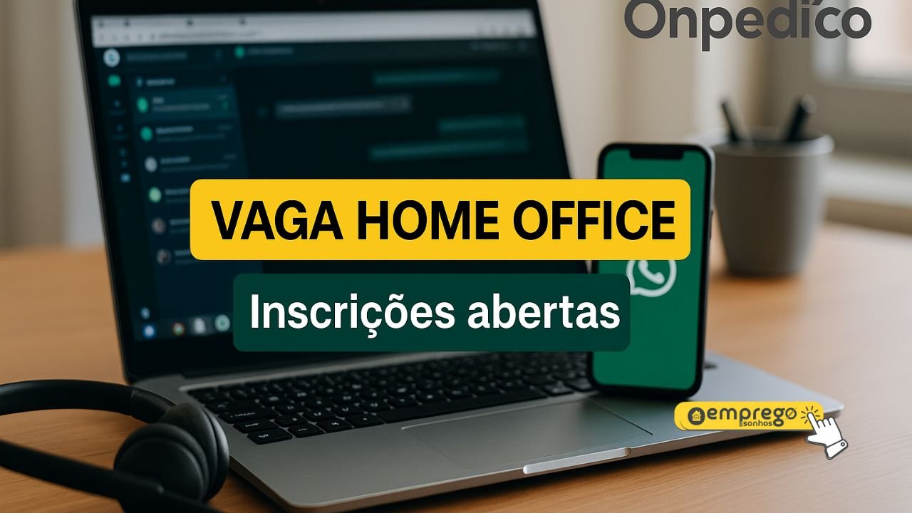 Home office com salário de R$ 2.000 para Atendente de Suporte na Onpedido