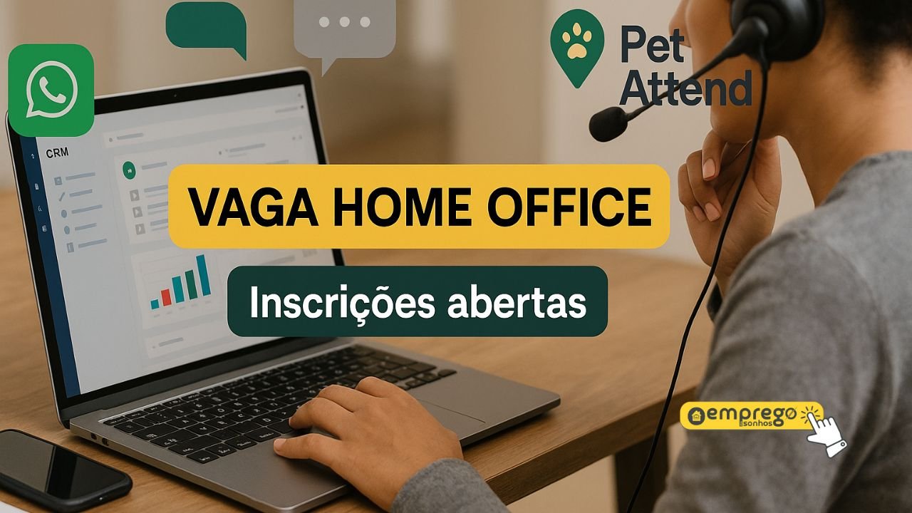 Vaga de Sucesso do Cliente na Pet Attend: trabalho remoto/híbrido com contratação CLT ou PJ