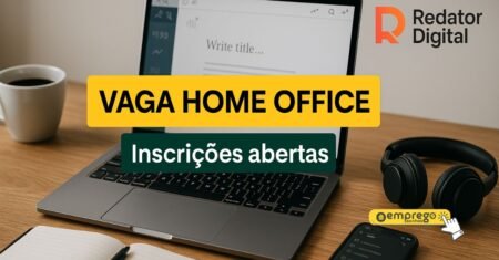 Redator de conteúdo web remoto na Redator Digital com salário de R$ 2.272 mais benefícios