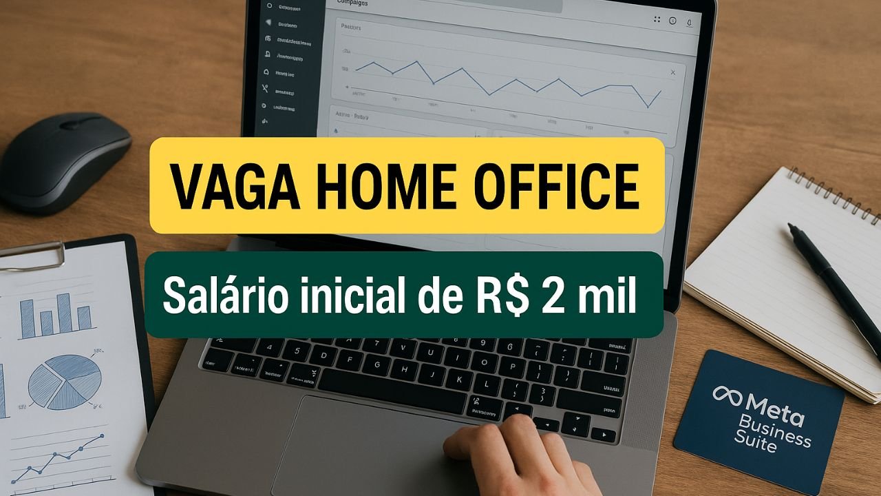 Vaga para Gestor de Tráfego Pago na Safe Digital oferece trabalho 100% remoto e salário inicial de R$ 2 mil