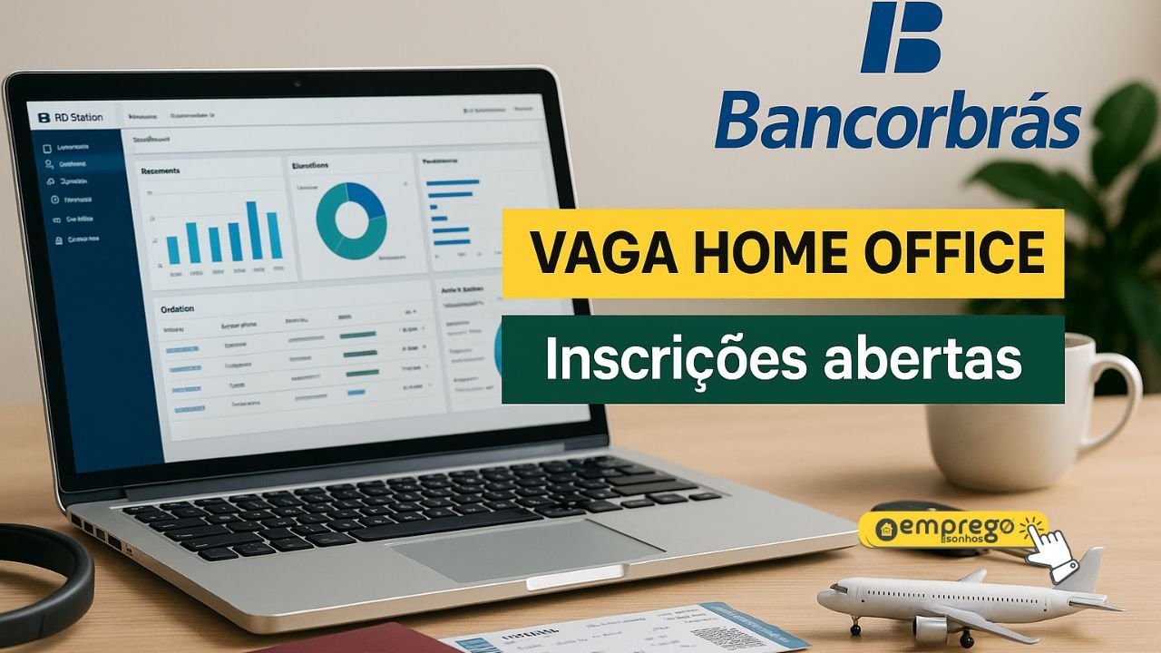 Vaga home office no Grupo Bancorbrás para Auxiliar de Reservas (100% remota)
