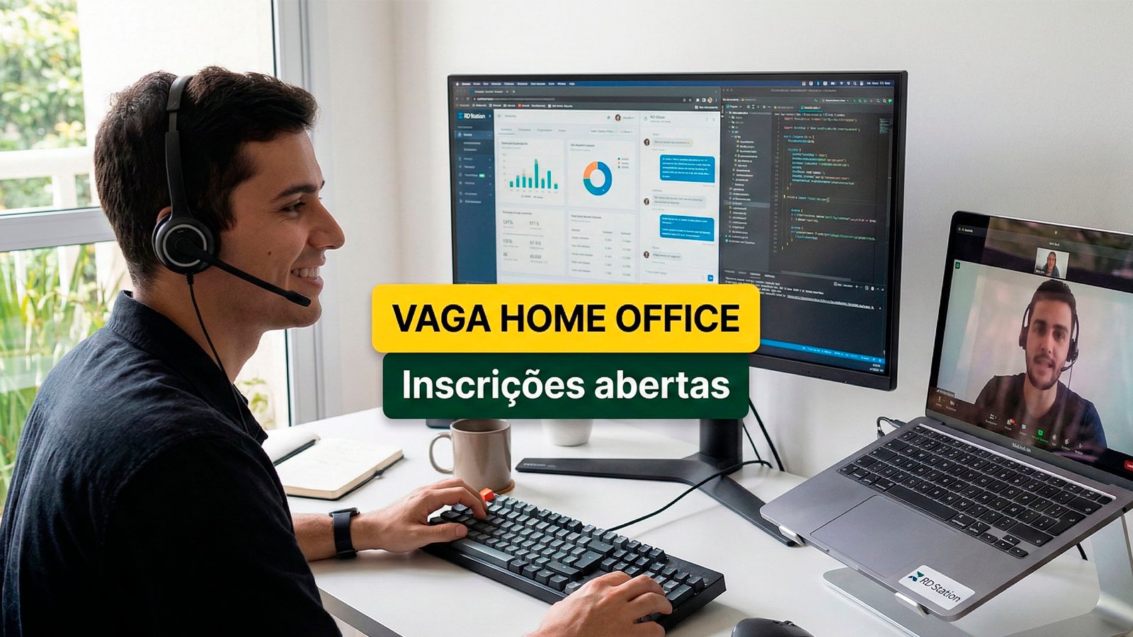 Vaga home office para Analista de Suporte Júnior na RD Station para quem quer crescer na área de tecnologia