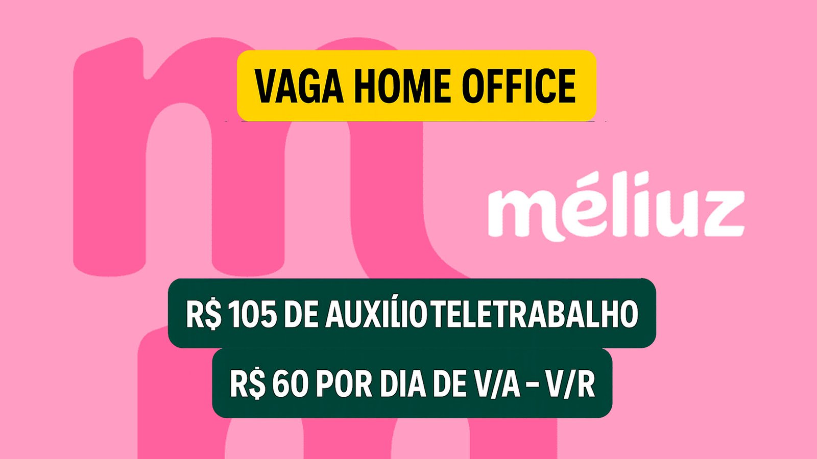 Vaga home office para Brand Designer Pleno no Méliuz com auxílio remoto de R$ 105 por mês e Vale alimentação de R$ 60 por dia