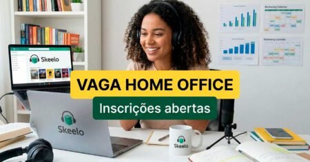 Skeelo abre mais de 20 vagas 100% home office para quem é apaixonado por livros digitais e competição por trabalho remoto cresce no Brasil
