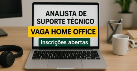 Vaga home office na Softtek para Analista de Suporte Técnico (100% remoto)